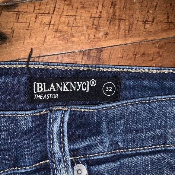 Blank NYC The Astor cutoff designer denim size 32 shorts - Picture 3 of 4